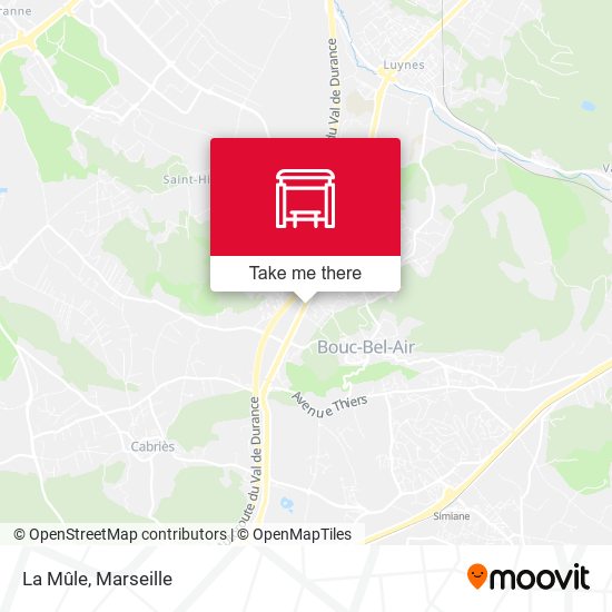 La Mûle map