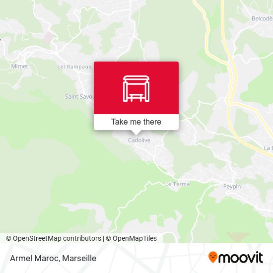 Armel Maroc map
