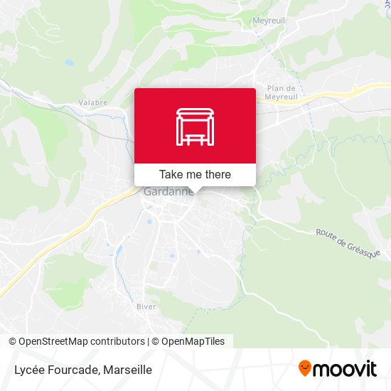 Lycée Fourcade map