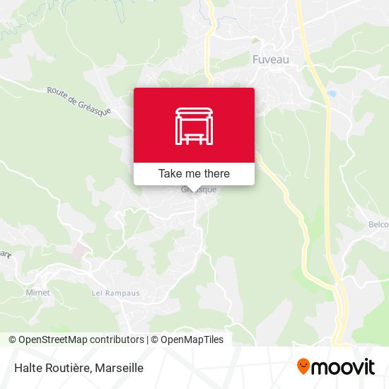 Halte Routière map