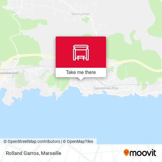 Rolland Garros map
