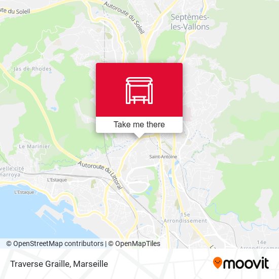 Traverse Graille map