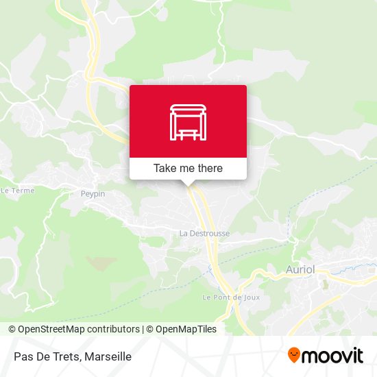 Pas De Trets map