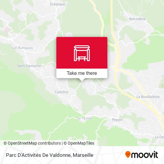 Parc D'Activités De Valdonne map
