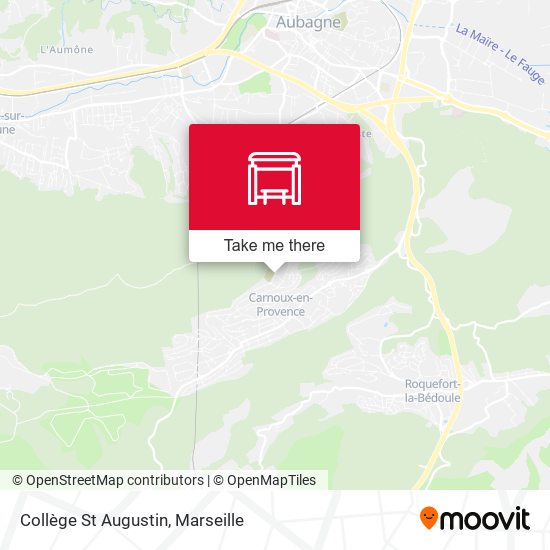 Collège St Augustin map