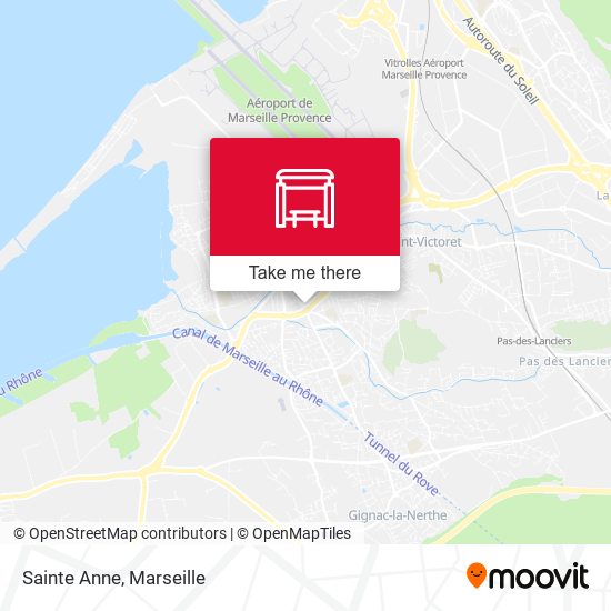 Sainte Anne map