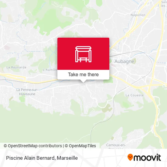 Piscine Alain Bernard map