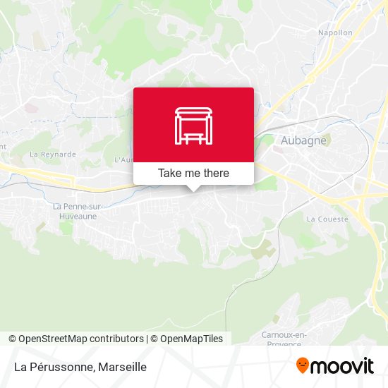 La Pérussonne map