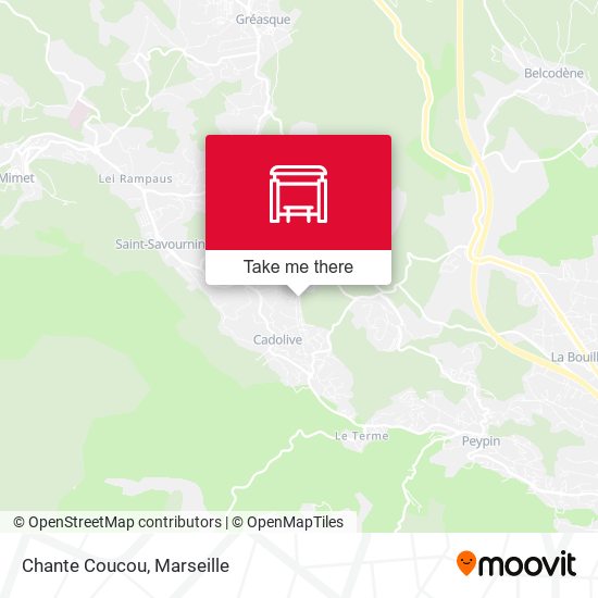 Chante Coucou map