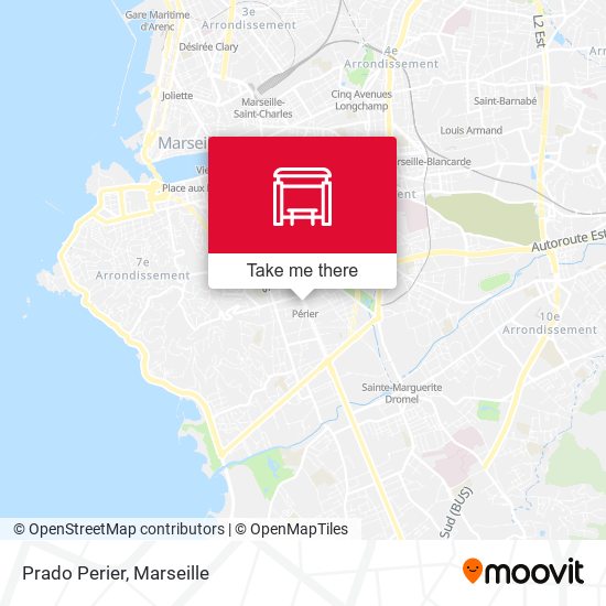 Prado Perier map