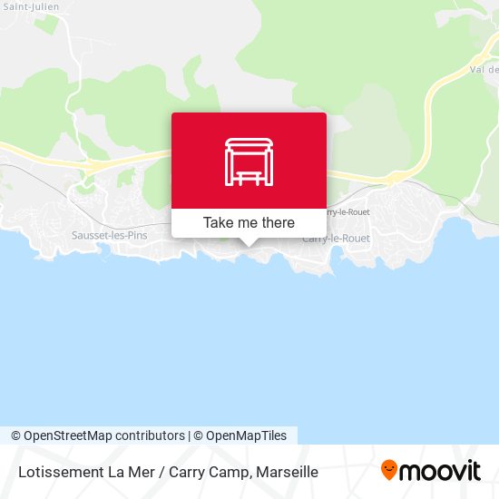 Lotissement La Mer / Carry Camp map