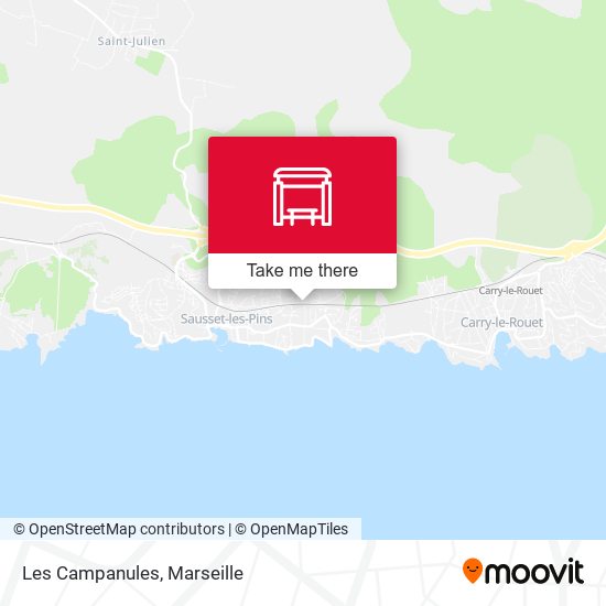Les Campanules map