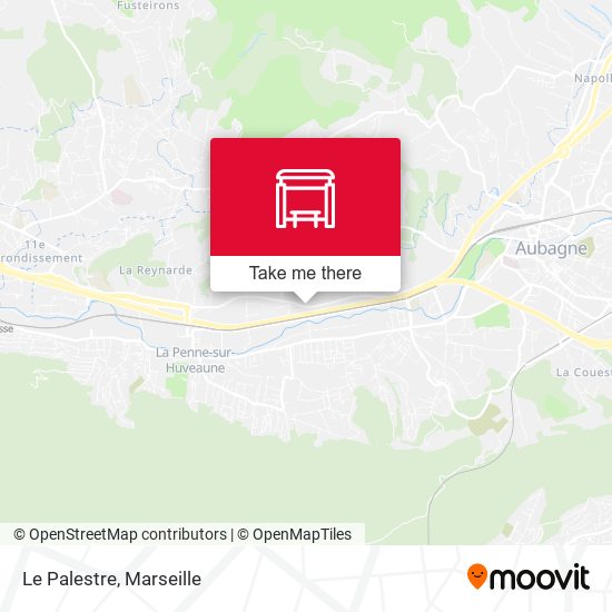 Le Palestre map