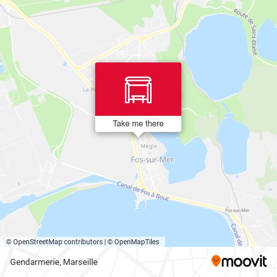 Gendarmerie map