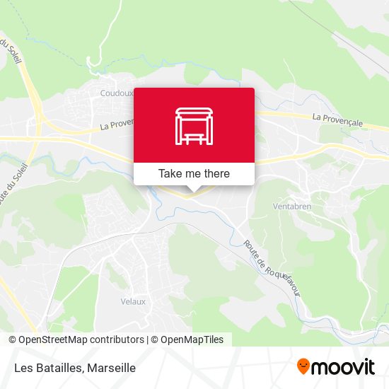 Les Batailles map