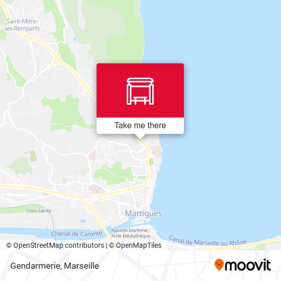 Gendarmerie map