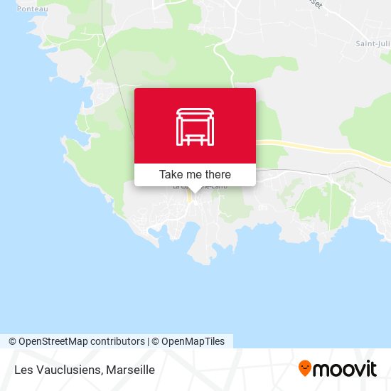 Les Vauclusiens map