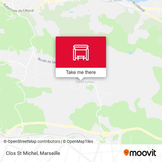 Clos St Michel map