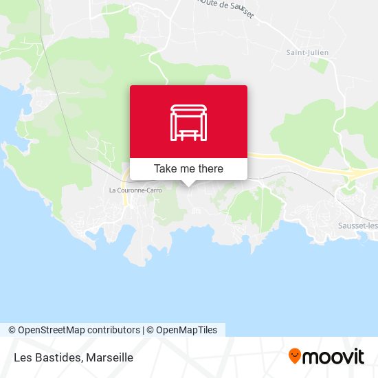 Les Bastides map