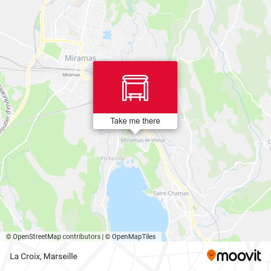 La Croix map