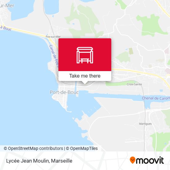 Lycée Jean Moulin map