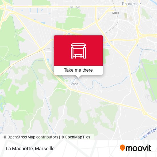 La Machotte map