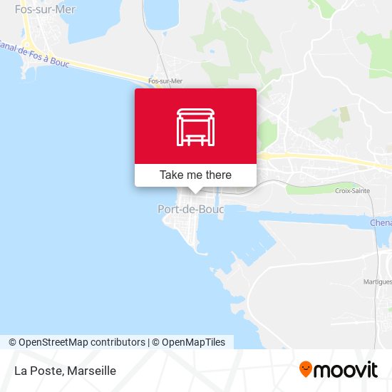 La Poste map