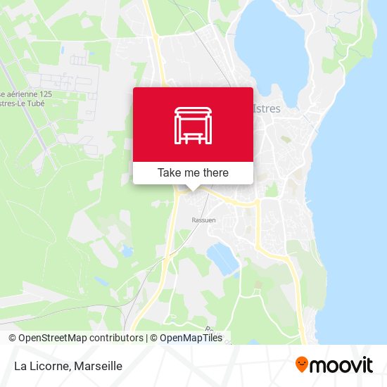La Licorne map