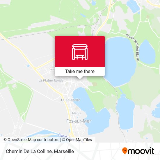 Chemin De La Colline map