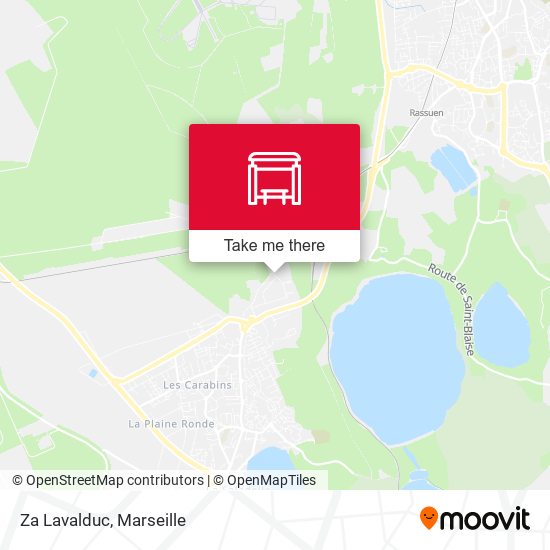 Za Lavalduc map