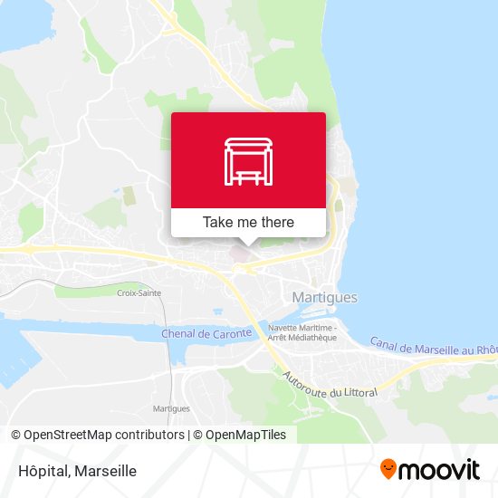 Hôpital map