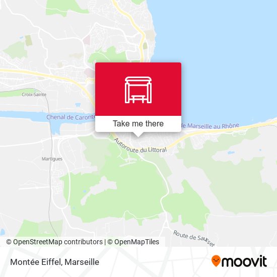 Montée Eiffel map
