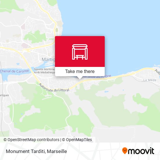 Monument Tarditi map