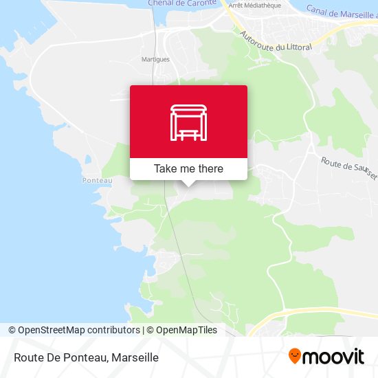 Route De Ponteau map