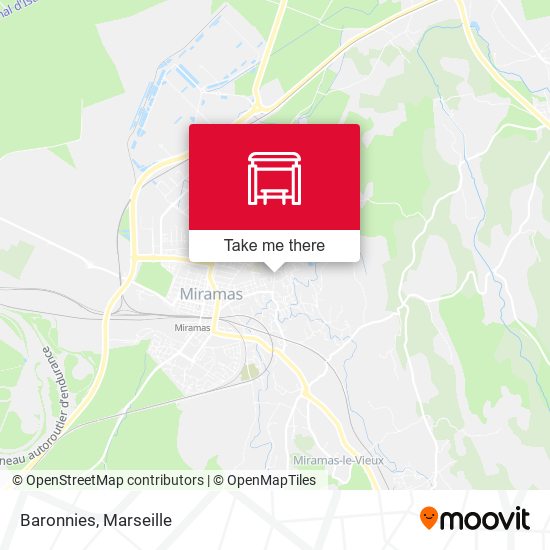 Baronnies map