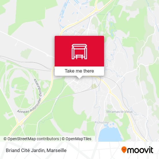 Briand Cité Jardin map