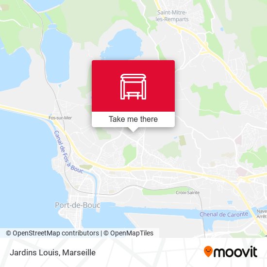 Jardins Louis map