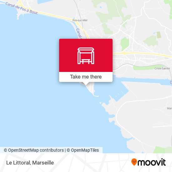 Le Littoral map
