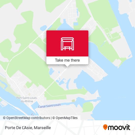 Porte De L'Asie map