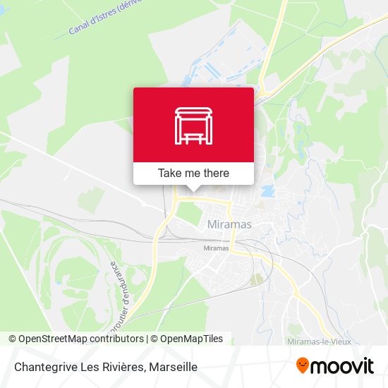 Chantegrive Les Rivières map