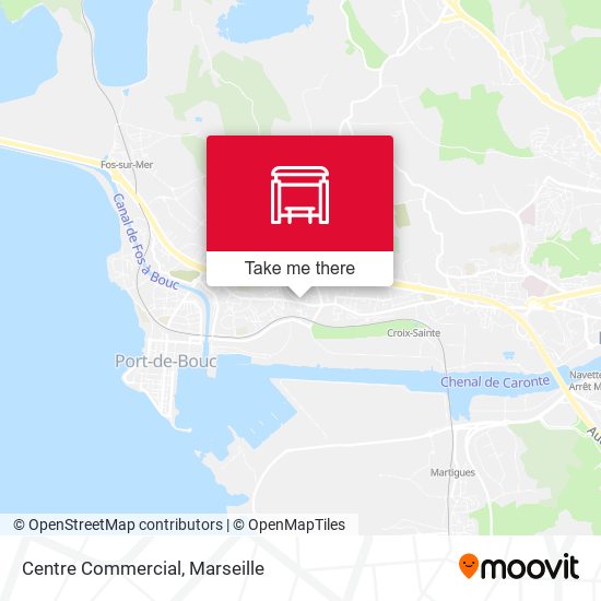 Centre Commercial map