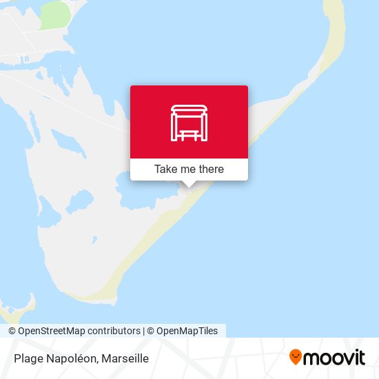 Plage Napoléon map
