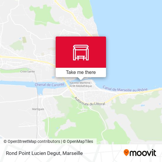 Rond Point Lucien Degut map