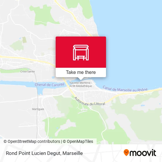 Rond Point Lucien Degut map