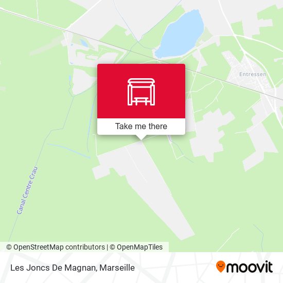 Les Joncs De Magnan map