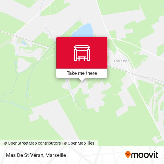 Mas De St Véran map