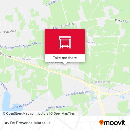 Av De Provence map