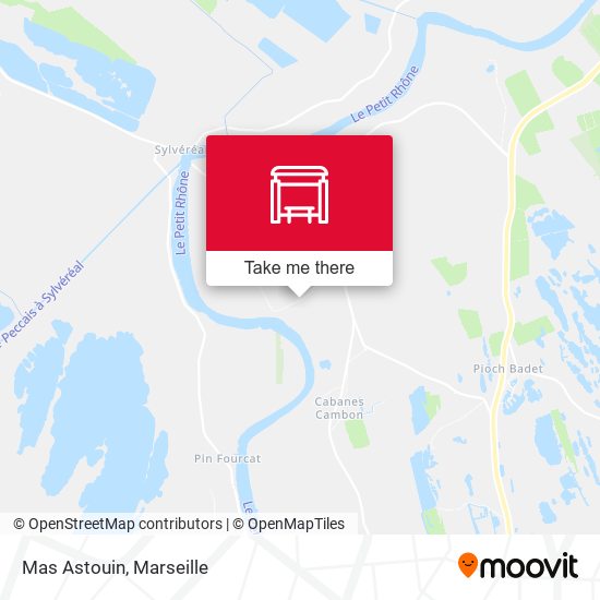 Mas Astouin map