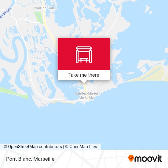 Pont Blanc map