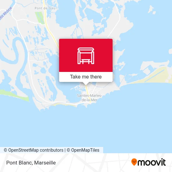 Pont Blanc map